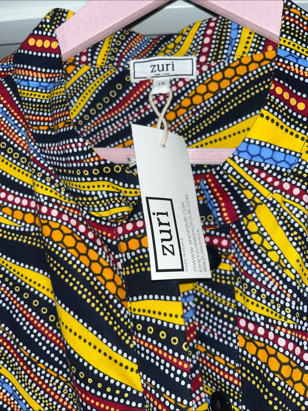 ZURI Kenya Go with the flow sleeveless dress - Picture 2 of 4